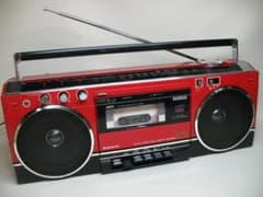 SANYO☆サンヨー ラジカセ MR-V1 赤色☆中古作動品 - メルカリ