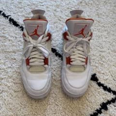 NIKE AJ4 Retro Metallic Orange 27.5cmのサムネイル