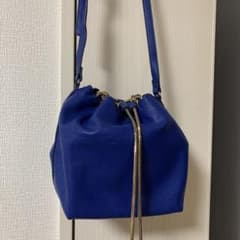 最終価格！！ローズバッド　青ショルダーバッグのサムネイル