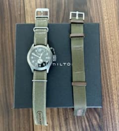 ハミルトン カーキ ネイビー クラシックH77445533新品ベルト変えベルト付 ハミルトン～カーキネイビー クラシック～日本300本限定です