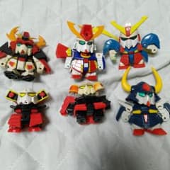 元祖SDガンダム 武者5人衆＋1 ジャンク品 - メルカリ