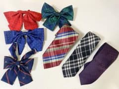 制服 リボン ネクタイ 7点セットのサムネイル