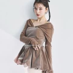 poláura ポローラビスチェドッキングバルーントップス mocha - メルカリ