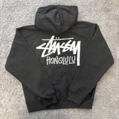 Stüssy HONOLULU ブラックパーカー 新品タグ付き Lサイズ - メルカリ