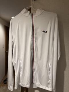FILA メンズ ラッシュガード ホワイト Lサイズのサムネイル