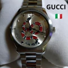GUCCI 蛇モチーフ クォーツ腕時計 型番:YA1264076 - メルカリ