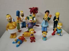 The Simpsons 12体フィギュアセット(パッケージなし)のサムネイル