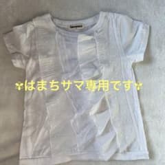 白　ホワイト　半袖　Tシャツ　110㎝　女児のサムネイル