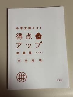 中学定期テスト 得点アップ 問題集 中学地理のサムネイル