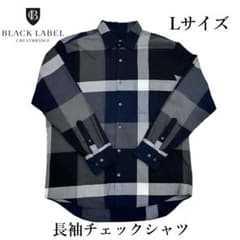 BLACK LABEL CRESTBRIDGE 長袖チェックシャツ Lサイズ - メルカリ