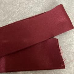 スウェードリボン 紅色　5cm 結婚式のサムネイル