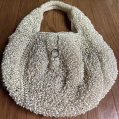 ANTEPRIMA ホワイト メッシュ ハンドバッグ - メルカリ
