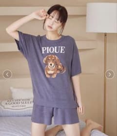 ファッションCATS&DOGS ジャガードプルオーバー&リブショートパンツ