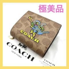 極美品✨COACH コズミック コーチ スナップ ウォレット・ロケット COACH コーチ レディース 財布 二つ折り財布 コズミック