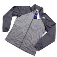 XL 新品　Mizuno メンズ　ジャケット ミズノ　グレー　ジャージ　裏起毛
