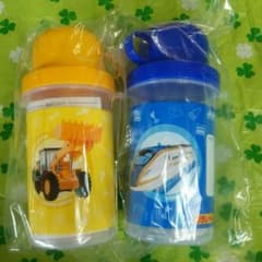 最終値下げ【トミカ&プラレール】 水筒(2本セット)のサムネイル