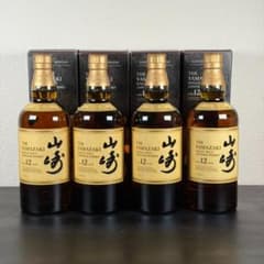 SUNTORY 山崎 12年 シングルモルト 4本セットのサムネイル