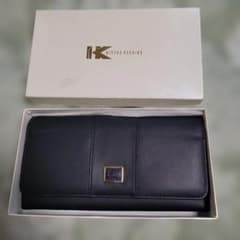 KHIROKO KOSHINO 黒 二つ折り財布のサムネイル