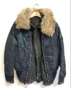 限定価格 激レア ビーセカンド ミリタリー ブルゾン N2B ファー 