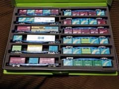 トミックス、カトーコキ103、106、100系12両コンテナ付き、専用ケース付きのサムネイル