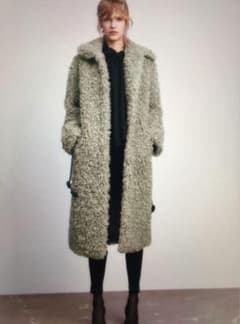美品☆ZARA プードルコート テディ - メルカリ