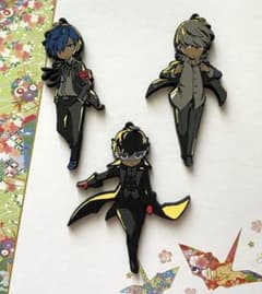 ペルソナQ2 アニメイト限定 ラバーストラップ P3 P4 P5 主人公 - メルカリ