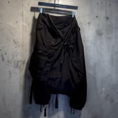 お*ば様 【タグ付き】SISTERE ミリタリー カーゴ サルエルパンツ ブラッ SISTERE ミリタリー カーゴ サルエルパンツ ブラック - メルカリ