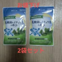 乳酸菌&イチョウ葉の恵み 60粒 2個セットのサムネイル