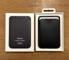 iPhone MagSafe Leather Wallet ブラックのサムネイル