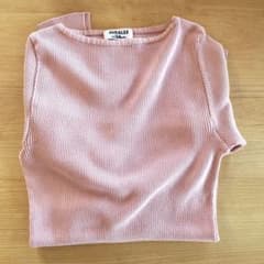 AURALEE FOR Ron Herman リブ長袖カットソー ピンク - メルカリ