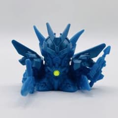 【当時物】SDガンダム 騎士ガンダムエックス ガン消し 青成形 パーツ完備 美品 当時物】SDガンダム 騎士ガンダムエックス ガン消し 青成形 パーツ完備