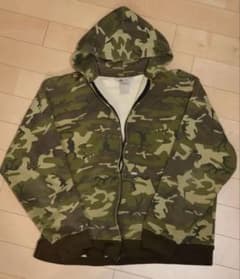 激レア！USA製70s〜80s Carhartt カモフラ ジップパーカー 迷彩のサムネイル