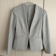 中古/値下不可】UNITED ARROWS ノーカラージャケット グレー - メルカリ