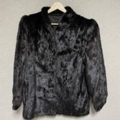 サガミンク リアルファーコート 本毛皮 ブラック ミンク 銀サガ 15号