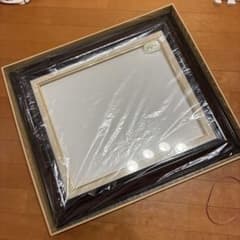 【未使用】大型額縁 ダークブラウン ゴールド 木目調 マット付き 絵画のサムネイル