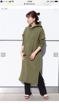 Plage☆CALUX フーディロングスエットワンピース　　みっこ様☆専用です。のサムネイル