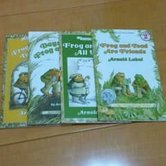 【美品】カエルふたりは友だち英語本４冊セット／カエルグッズ／本／送料込のサムネイル