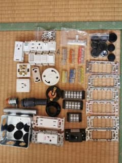 【ジャンク品】第二種電気工事士　技能試験向け　 配線器具 部材セットのサムネイル