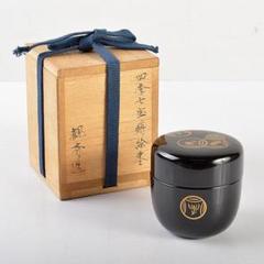 茶道具　観斉造　螺鈿装飾　四季七宝蒔絵　棗　共箱　V　6345 茶道具 観斉造 螺鈿装飾 四季七宝蒔絵 棗 共箱 V 6345 - メルカリ