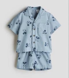 Disney ミッキー 半袖シャツ ショートパンツ セットアップ ディズニーのサムネイル