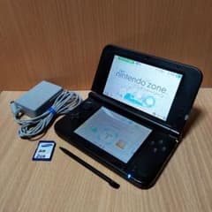 ☆☆美品 任天堂3DSLL シルバー☆充電器&送料無料のサムネイル