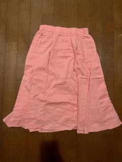 NAVY フレアスカート サーモンピンク 160cm 膝丈 ポッケット付きのサムネイル