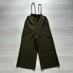 サロペット ワイドパンツ カーキ キッズ　130