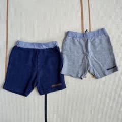 miki HOUSE ハーフパンツ 80cm 2枚セット　双子のサムネイル