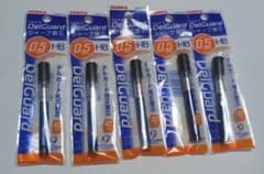 ZEBRA デルガード シャープ替芯 0.5 HB 40本入 5個セットのサムネイル