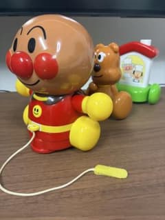【動作確認済】メロディおさんぽアンパンマン 引き車 プルトイ おもちゃのサムネイル