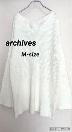 archives オフショルニット プルオーバー ゆったり Mサイズ