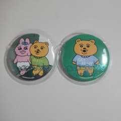 可哀想に！おぱんちゅうさぎ カプセル缶バッジ&カバーvol.1.5 2個セットのサムネイル