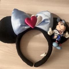 ミッキー耳付きカチューシャ（ぬいぐるみ付き）のサムネイル