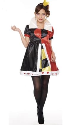 ディズニー ハロウィンコスプレ　不思議の国のアリス ハートの女王コスチュームのサムネイル